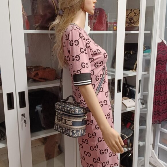 Christian Dior Oblique Small Travel Vanity Case w/Shoulder Strap -1130-092025 - Picture 16 of 16